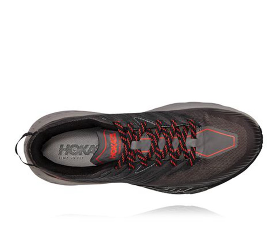 Tenis Trail Hoka One One Masculino Pretas - Speedgoat 4 - 465-KJOLTV